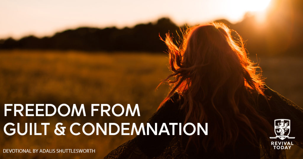 Freedom from guilt and condemnation, a Revival Today Devotional with Adalis Shuttlesworth