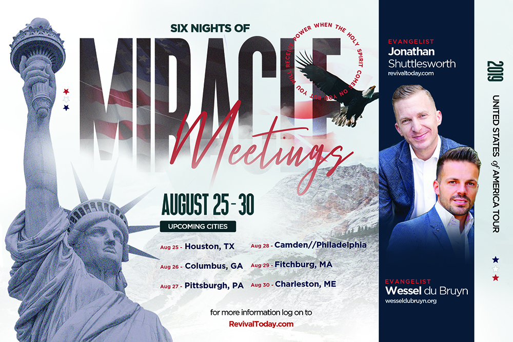 Miracle Meetings with Ev. Jonathan Shuttlesworth and Ev. Wessel du Bruyn
